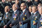 Association  OF Royal Yachtsmen (Group E39, 32 members) during the Royal British Legion March Past on Remembrance Sunday at the Cenotaph, Whitehall, Westminster, London, 11 November 2018, 11:46.