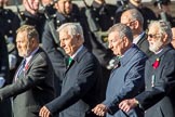 The Fisgard Association  (Group E42, 35 members) during the Royal British Legion March Past on Remembrance Sunday at the Cenotaph, Whitehall, Westminster, London, 11 November 2018, 11:46.