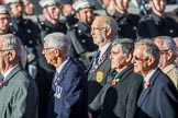 The Fisgard Association  (Group E42, 35 members) during the Royal British Legion March Past on Remembrance Sunday at the Cenotaph, Whitehall, Westminster, London, 11 November 2018, 11:46.
