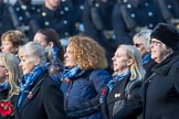 Association  of Wrens (Group E45, 115 members) during the Royal British Legion March Past on Remembrance Sunday at the Cenotaph, Whitehall, Westminster, London, 11 November 2018, 11:47.