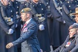 Blesma, The Limbless Veterans (Group AA1, 55 members) during the Royal British Legion March Past on Remembrance Sunday at the Cenotaph, Whitehall, Westminster, London, 11 November 2018, 11:47.