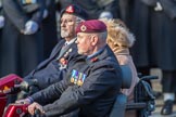 Blesma, The Limbless Veterans (Group AA1, 55 members) during the Royal British Legion March Past on Remembrance Sunday at the Cenotaph, Whitehall, Westminster, London, 11 November 2018, 11:47.
