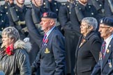 Blesma, The Limbless Veterans (Group AA1, 55 members) during the Royal British Legion March Past on Remembrance Sunday at the Cenotaph, Whitehall, Westminster, London, 11 November 2018, 11:48.