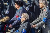 The Royal Star and Garter (Group AA5, 20 members) during the Royal British Legion March Past on Remembrance Sunday at the Cenotaph, Whitehall, Westminster, London, 11 November 2018, 11:49.