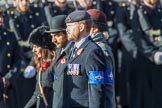 The Royal Star and Garter (Group AA5, 20 members) during the Royal British Legion March Past on Remembrance Sunday at the Cenotaph, Whitehall, Westminster, London, 11 November 2018, 11:49.