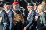 National Malay and Borneo Veterans Association  (Group F12, 76 members) during the Royal British Legion March Past on Remembrance Sunday at the Cenotaph, Whitehall, Westminster, London, 11 November 2018, 11:51.