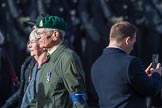 Malayan Volunteers Group (Group F13, 12 members) during the Royal British Legion March Past on Remembrance Sunday at the Cenotaph, Whitehall, Westminster, London, 11 November 2018, 11:51.