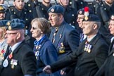 National Gulf Veterans and Families Association (Group F14, 25 members) during the Royal British Legion March Past on Remembrance Sunday at the Cenotaph, Whitehall, Westminster, London, 11 November 2018, 11:52.