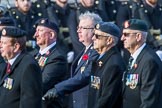 National Gulf Veterans and Families Association (Group F14, 25 members) during the Royal British Legion March Past on Remembrance Sunday at the Cenotaph, Whitehall, Westminster, London, 11 November 2018, 11:52.