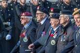 Suez Veterans' Association (Group F15, 32 members) during the Royal British Legion March Past on Remembrance Sunday at the Cenotaph, Whitehall, Westminster, London, 11 November 2018, 11:52.