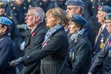 Aden Veterans Association (Group F16, 53 members) during the Royal British Legion March Past on Remembrance Sunday at the Cenotaph, Whitehall, Westminster, London, 11 November 2018, 11:52.