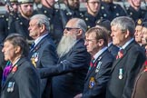 The South Atlantic Medal Association 1982 (Group F17, 150 members) during the Royal British Legion March Past on Remembrance Sunday at the Cenotaph, Whitehall, Westminster, London, 11 November 2018, 11:52.