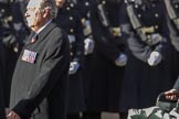 Irish United Nations Veterans Association  (Group F18, 14 members) during the Royal British Legion March Past on Remembrance Sunday at the Cenotaph, Whitehall, Westminster, London, 11 November 2018, 11:53.