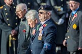 The Fellowship of the Services 2015 (Group F24, 23 members) during the Royal British Legion March Past on Remembrance Sunday at the Cenotaph, Whitehall, Westminster, London, 11 November 2018, 11:53.