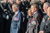 The Cheshire and North Wales Volunteer Decoration and Long Service Medallist’s Association (Group F29, 24 members) during the Royal British Legion March Past on Remembrance Sunday at the Cenotaph, Whitehall, Westminster, London, 11 November 2018, 11:54.