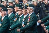 1 LI Association (Group A1, 60 members) during the Royal British Legion March Past on Remembrance Sunday at the Cenotaph, Whitehall, Westminster, London, 11 November 2018, 11:55.