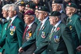 Durham Light Infantry Association (Group A5, 27 members) during the Royal British Legion March Past on Remembrance Sunday at the Cenotaph, Whitehall, Westminster, London, 11 November 2018, 11:56.