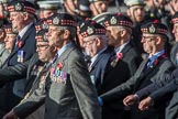 KOSB -The Kings Own Scottish Borderers Association (Group A9, 75 members) during the Royal British Legion March Past on Remembrance Sunday at the Cenotaph, Whitehall, Westminster, London, 11 November 2018, 11:57.