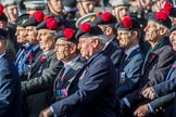 The Black Watch Association - London Branch (Group A10, 72 members) during the Royal British Legion March Past on Remembrance Sunday at the Cenotaph, Whitehall, Westminster, London, 11 November 2018, 11:57.