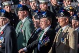 Queen's Own Highlanders Regimental Association (Group A11, 55 members) during the Royal British Legion March Past on Remembrance Sunday at the Cenotaph, Whitehall, Westminster, London, 11 November 2018, 11:57.