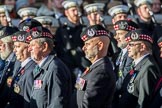 The Gordon Highlanders London Association (Group A12, 37 members) during the Royal British Legion March Past on Remembrance Sunday at the Cenotaph, Whitehall, Westminster, London, 11 November 2018, 11:58.