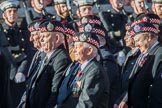 The Regimental Association of the Argyll and Sutherland High (Group A13, 50 members) during the Royal British Legion March Past on Remembrance Sunday at the Cenotaph, Whitehall, Westminster, London, 11 November 2018, 11:58.