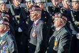 The Regimental Association of the Argyll and Sutherland High (Group A13, 50 members) during the Royal British Legion March Past on Remembrance Sunday at the Cenotaph, Whitehall, Westminster, London, 11 November 2018, 11:58.