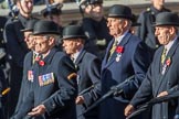Green Howards Association (Group A22, 35 members) during the Royal British Legion March Past on Remembrance Sunday at the Cenotaph, Whitehall, Westminster, London, 11 November 2018, 11:59.