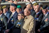 Green Howards Association (Group A22, 35 members) during the Royal British Legion March Past on Remembrance Sunday at the Cenotaph, Whitehall, Westminster, London, 11 November 2018, 11:59.