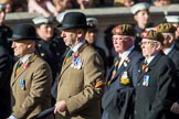 The King's Own Royal Border Regiment (Group A24, 80 members) during the Royal British Legion March Past on Remembrance Sunday at the Cenotaph, Whitehall, Westminster, London, 11 November 2018, 12:00.