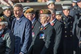 The King's Own Royal Border Regiment (Group A24, 80 members) during the Royal British Legion March Past on Remembrance Sunday at the Cenotaph, Whitehall, Westminster, London, 11 November 2018, 12:00.