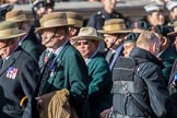 Gurkha Brigade Association (Group A25, 80 members) during the Royal British Legion March Past on Remembrance Sunday at the Cenotaph, Whitehall, Westminster, London, 11 November 2018, 12:00.