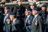The Princess of Wales's Royal Regiment (Group A26, 60 members) during the Royal British Legion March Past on Remembrance Sunday at the Cenotaph, Whitehall, Westminster, London, 11 November 2018, 12:00.