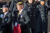 The Princess of Wales's Royal Regiment (Group A26, 60 members) during the Royal British Legion March Past on Remembrance Sunday at the Cenotaph, Whitehall, Westminster, London, 11 November 2018, 12:01.