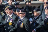 The Royal Hampshire Regimental Association (Group A27, 51 members) during the Royal British Legion March Past on Remembrance Sunday at the Cenotaph, Whitehall, Westminster, London, 11 November 2018, 12:01.