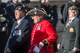 The Royal Hampshire Regimental Association (Group A27, 51 members) during the Royal British Legion March Past on Remembrance Sunday at the Cenotaph, Whitehall, Westminster, London, 11 November 2018, 12:01.