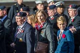 The Staffordshire Regiment (Group A29, 54 members) during the Royal British Legion March Past on Remembrance Sunday at the Cenotaph, Whitehall, Westminster, London, 11 November 2018, 12:01.