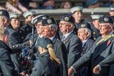 London Scottish Regimental Association (Group A31, 30 members) during the Royal British Legion March Past on Remembrance Sunday at the Cenotaph, Whitehall, Westminster, London, 11 November 2018, 12:01.
