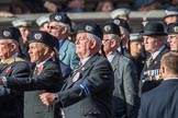 London Scottish Regimental Association (Group A31, 30 members) during the Royal British Legion March Past on Remembrance Sunday at the Cenotaph, Whitehall, Westminster, London, 11 November 2018, 12:01.