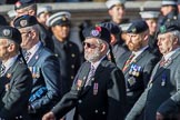 London Scottish Regimental Association (Group A31, 30 members) during the Royal British Legion March Past on Remembrance Sunday at the Cenotaph, Whitehall, Westminster, London, 11 November 2018, 12:02.