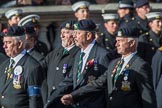 The Devonshire and Dorset Regimental Association (Group A33, 20 members) during the Royal British Legion March Past on Remembrance Sunday at the Cenotaph, Whitehall, Westminster, London, 11 November 2018, 12:02.