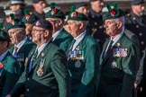 Regimental Association  of the Royal Irish Association (Group A37, 39 members) ) during the Royal British Legion March Past on Remembrance Sunday at the Cenotaph, Whitehall, Westminster, London, 11 November 2018, 12:03.
