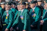 The Regimental Association of The Ulster Defence Regiment (Group A38, 83 members) during the Royal British Legion March Past on Remembrance Sunday at the Cenotaph, Whitehall, Westminster, London, 11 November 2018, 12:03.