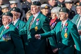 The Regimental Association of The Ulster Defence Regiment (Group A38, 83 members) during the Royal British Legion March Past on Remembrance Sunday at the Cenotaph, Whitehall, Westminster, London, 11 November 2018, 12:03.