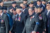 Royal Army Ordnance Corps Association (Group B1, 33 members) during the Royal British Legion March Past on Remembrance Sunday at the Cenotaph, Whitehall, Westminster, London, 11 November 2018, 12:05.