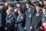 Royal Army Ordnance Corps Association (Group B1, 33 members) during the Royal British Legion March Past on Remembrance Sunday at the Cenotaph, Whitehall, Westminster, London, 11 November 2018, 12:05.