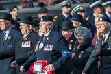 RAVC and RADC Associations (Group B2, 27 members) during the Royal British Legion March Past on Remembrance Sunday at the Cenotaph, Whitehall, Westminster, London, 11 November 2018, 12:05.
