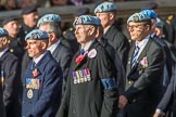 Army Air Corps Veteran Association (Group B7, 42 members) during the Royal British Legion March Past on Remembrance Sunday at the Cenotaph, Whitehall, Westminster, London, 11 November 2018, 12:07.