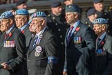 7 Regiment Army Air Corps (Volunteers) Association (Group B9, 13 members) during the Royal British Legion March Past on Remembrance Sunday at the Cenotaph, Whitehall, Westminster, London, 11 November 2018, 12:07.