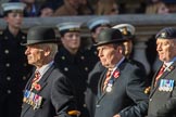 The Royal Lancers (Group B22, 24 members) during the Royal British Legion March Past on Remembrance Sunday at the Cenotaph, Whitehall, Westminster, London, 11 November 2018, 12:10.